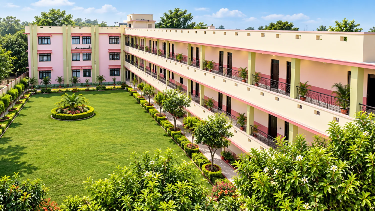 Campus courtyard